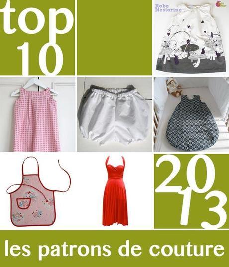 top10 patrons 2013 Les patrons de couture les plus consultés en 2013