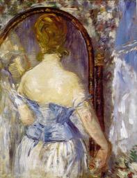 Devant le miroir, Edouard Manet, 1876,  Solomon R. Guggenheim Museum, New York