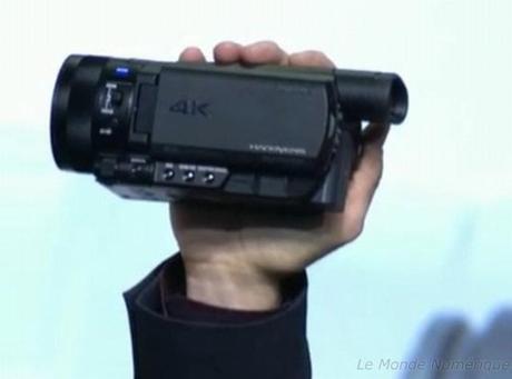CES 2014 : Sony dévoile le plus petit caméscope 4K au monde, le FDR-AX100E