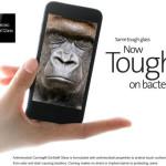 Gorilla-Glass-antimicrobien