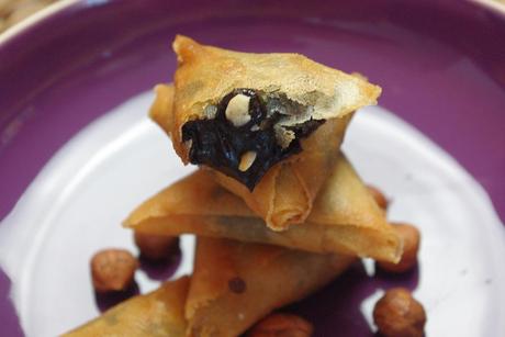 Briouates au chocolat