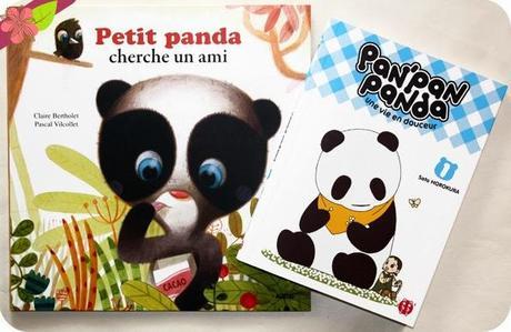 Petit panda cherche un ami et Pan'pan panda, une vie en douceur