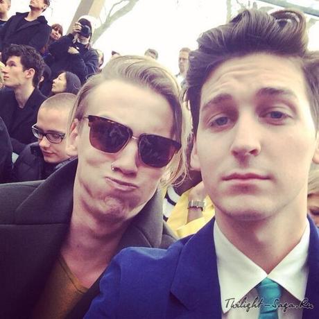 Jamie au Burberry Fashion Show