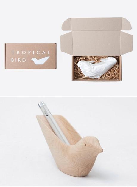 Tropical Bird oiseau pour bureau par Matter&Matter