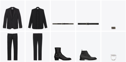 Look Homme Saint Laurent Paris