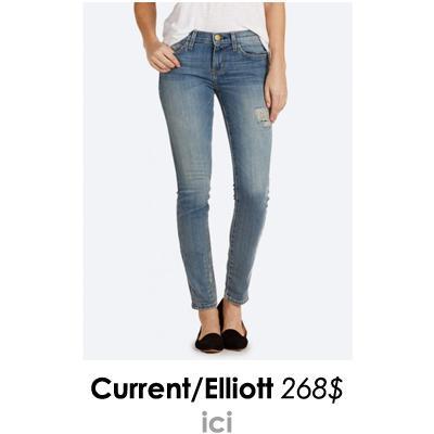 Jeans cigarette Current/Elliott