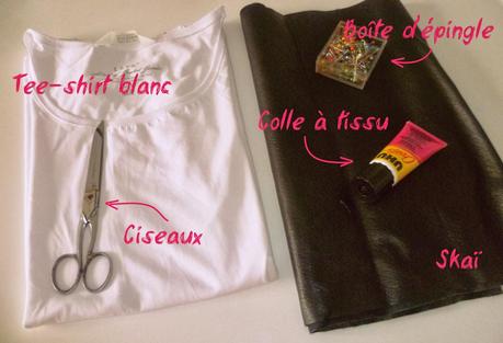 DIY #5 : Personnaliser un tee-shirt blanc