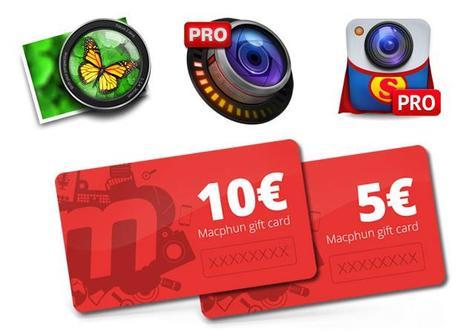 5 cartes cadeau à gagner avec MacPhun macphun giftcard 5 cartes cadeau à gagner avec MacPhun