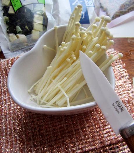 Enoki, miso et Cie...!