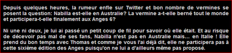 Quand Nabilla dément le buzz sur ses seins, qu'elle a lancé auprès d'un blogueur....