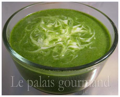 Velouté d'épinards