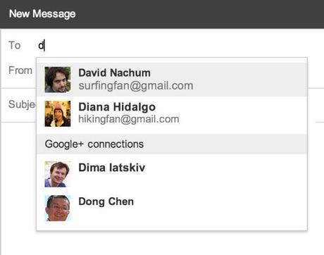 gmail google plus Tous les membres de Google+ pourront vous envoyer un message sur Gmail