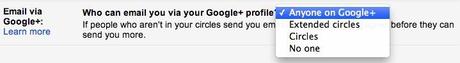 gmail google plus courriel mail Tous les membres de Google+ pourront vous envoyer un message sur Gmail