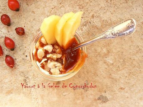 Yaourt à la gelée de cynorrhodon Yaourt au cynorrhodon