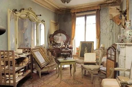L'incroyable appartement parisien qui n'avait pas était ouvert depuis le début de la seconde guerre mondiale.
