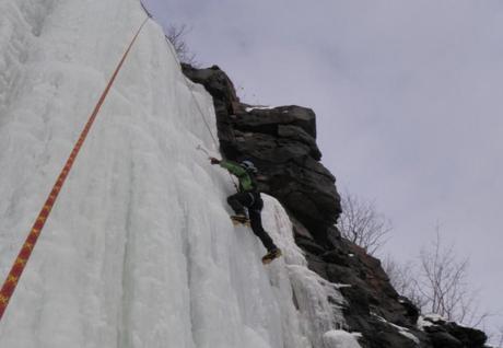 escalade de glace