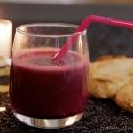 Smoothie chaud aux fruits rouges