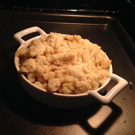 Crumble aux pommes et vanille de la Réunion