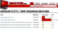La Chine bloque le site du Guardian