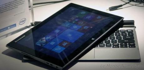 CES 2014 : Lenovo dévoile l’hybride netbook/tablette Miix 2