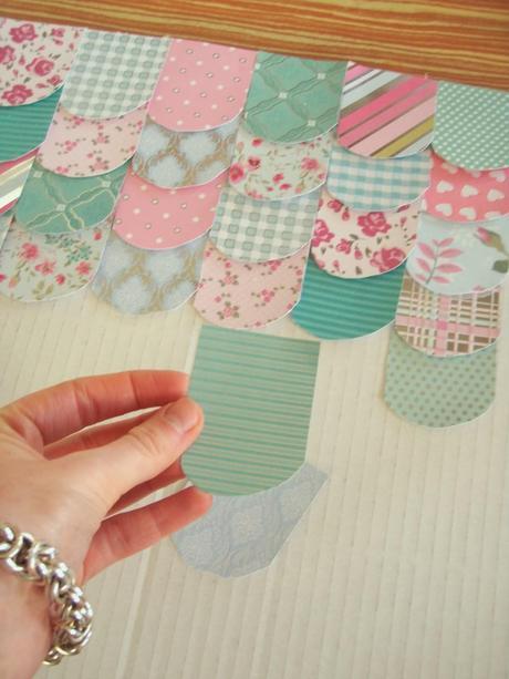 Un tableau façon queue de Sirène ( D.I.Y )