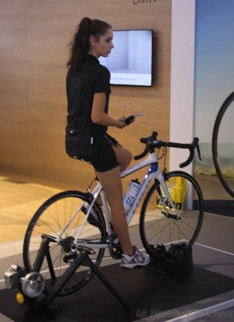 CES 2014 : Samsung expose un vélo connecté en partenariat avec Trek Bikes