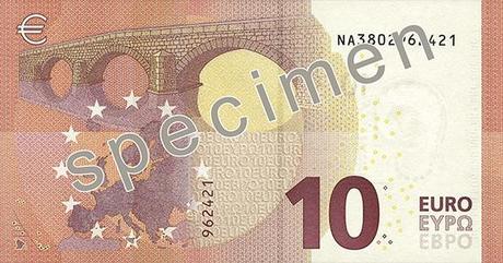 Billet 10 euro côté face © Banque centrale européenne