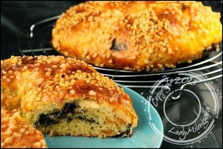 Mon gâteau des rois agrumes-chocolat chez les autres Mon gâteau des rois agrumes-chocolat chez les autres