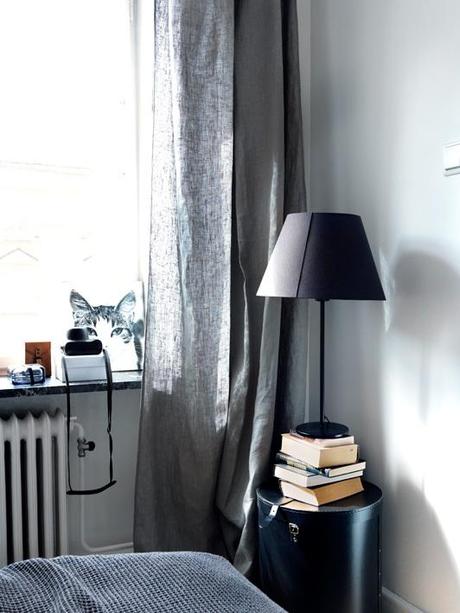 Un appartement suédois en teintes de gris.