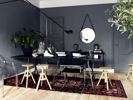 Un appartement suédois en teintes de gris.