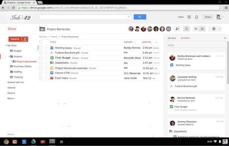 google drive rapport activites Google Drive ajoute un rapport dactivités à tous vos fichiers et dossiers