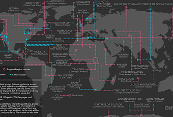 La Carte Du Monde Des Villes Imaginaires Films Jeux Vidéo