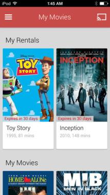 Google Play Films, regardez vos films et séries instantanément sur votre iPhone