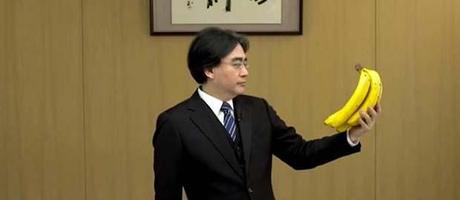 iwata banana Nintendo : Objectifs revus à la baisse et pertes en vue...