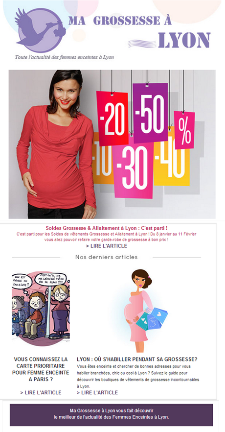 Inscrivez-vous à la nouvelle Newsletter Ma Grossesse à Lyon
