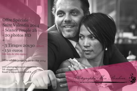  3 tirages photo 20x30 offert, offre saint valentin, promo spéciale saint valentin, promotion saint valentin, séance photo, séance photo pour amoureux, une séance photo pour la St-Valentin