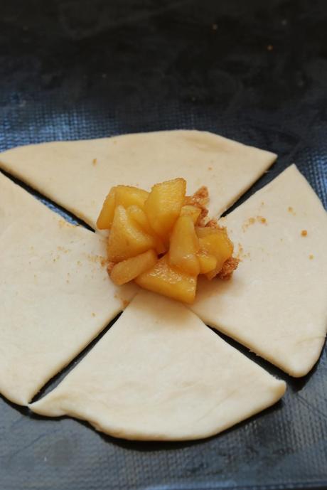 Les roses briochées pommes/spéculoos # Défi Boulange