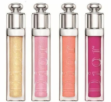 Dior-Trianon-gloss Mousseline (122), Minauderie (382), 442 Pétillante (442), and Exquise (772)