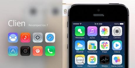 Jailbreak iOS 7: Clien relook les icônes Apple de votre iPhone