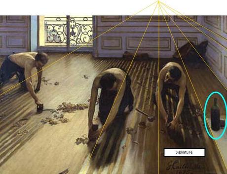 Caillebotte Raboteurs de parquets Orsay Perspective