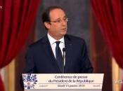 François Hollande double langage