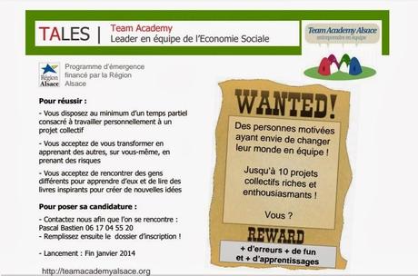 La 1ère promotion de Team Academy Alsace débute en février 2014 : En serez-vous ?