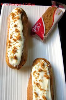 Eclair aux spéculoos