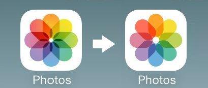 L'icône ''Photo'' devient plus opaque