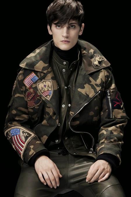 L'armada military chic de la collection Balmain homme pour l'hiver 2014...