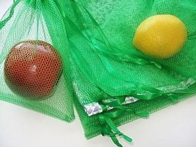Des sacs réutilisables pour les fruits et légumes Des sacs réutilisables pour les fruits et légumes