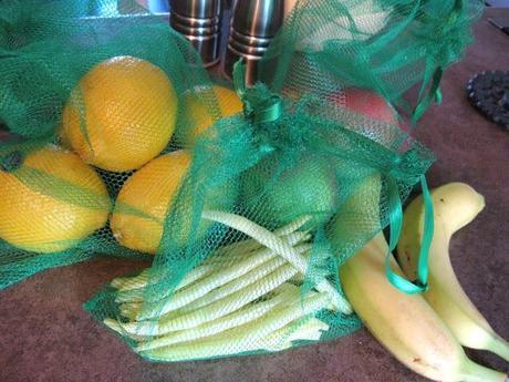 Des sacs réutilisables pour les fruits et légumes Des sacs réutilisables pour les fruits et légumes