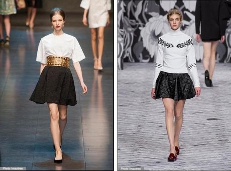 Dolce Gabana (gauche), Viktor Rolf (droite)