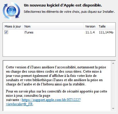 iTunes 11.1.4