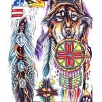 Flash pour tatouage indiens d'Amérique (60)